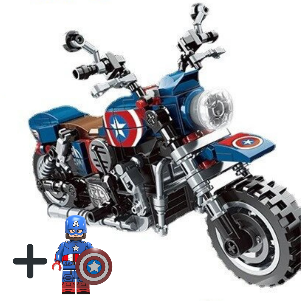 Μηχανή Captain America + Φιγούρα